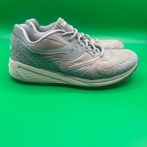 Saucony Originals Grid 8000 Dirty Snow Pack Grey Rare Men Shoes